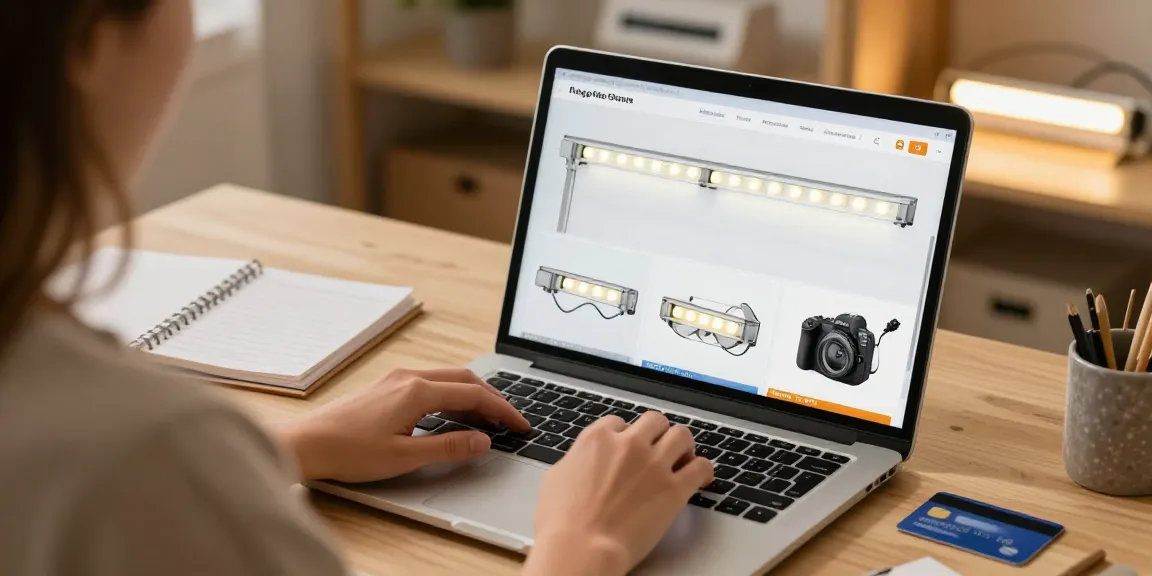 Sina magnetica for LED lights showcased during online shopping experience, ideal for e-commerce platforms and buyers looking for the best deals.