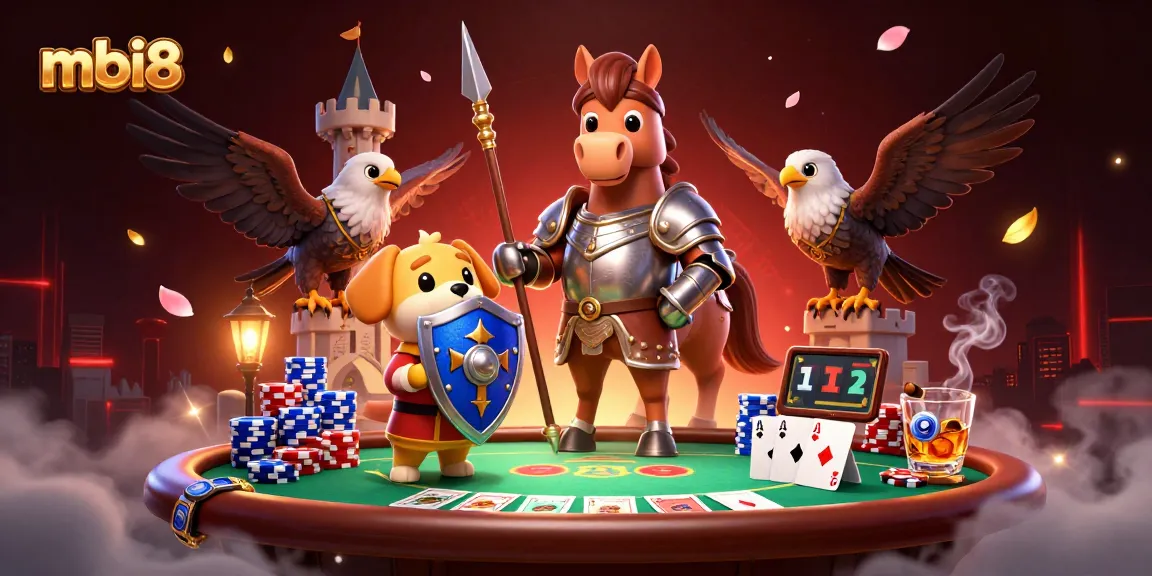 Players enjoy high-stakes poker at mbi8's vibrant online casino, with thrilling ambiance.