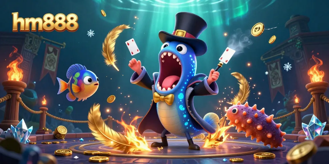 Experience the excitement of hm888 with a unique underwater casino magic act.