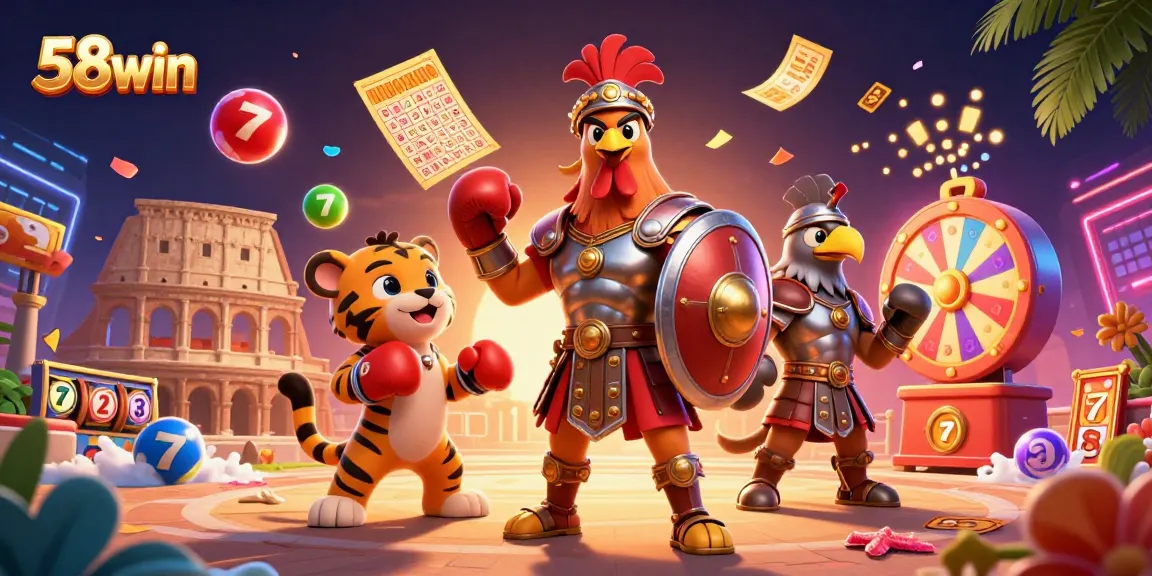 Engage in thrilling gameplay at 58win with vibrant lottery balls and exciting slot features.